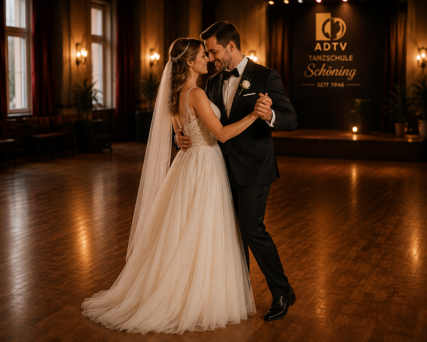 Hochzeitspaar beim Tanz